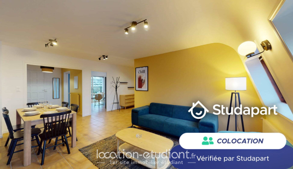 Colocation étudiante T1 &agrave; Lille (59800)
