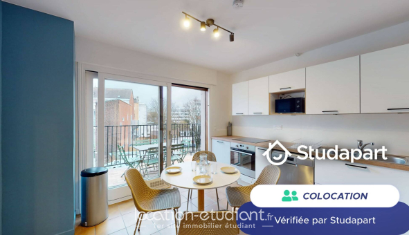 Colocation étudiante T1 &agrave; Lille (59800)
