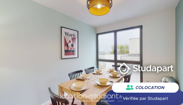 Colocation étudiante Duplex &agrave; Lille (59800)