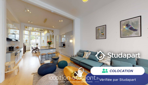 Colocation étudiante Studio &agrave; Lille (59800)