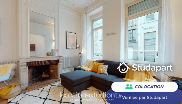 Colocation étudiante Studio &agrave; Lille (59800)
