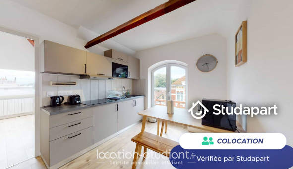 Colocation étudiante Studio &agrave; Lille (59800)