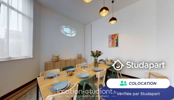 Colocation étudiante Studio &agrave; Lille (59800)