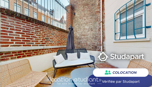 Colocation étudiante Studio &agrave; Lille (59800)