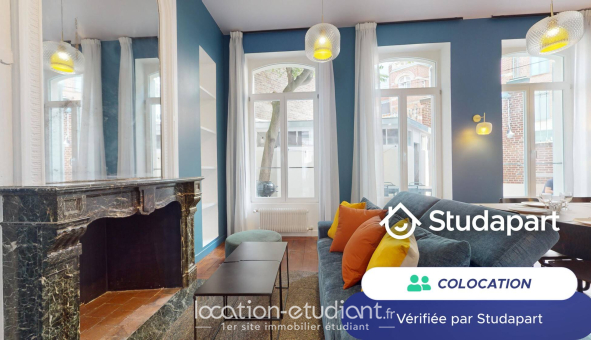 Colocation étudiante Studio &agrave; Lille (59800)