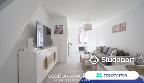 Colocation étudiante Studio &agrave; Loos (59120)