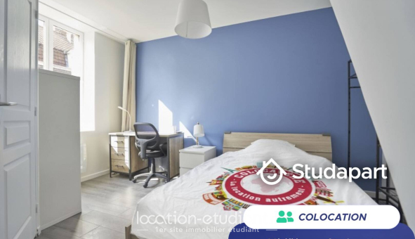 Colocation étudiante Studio &agrave; Loos (59120)