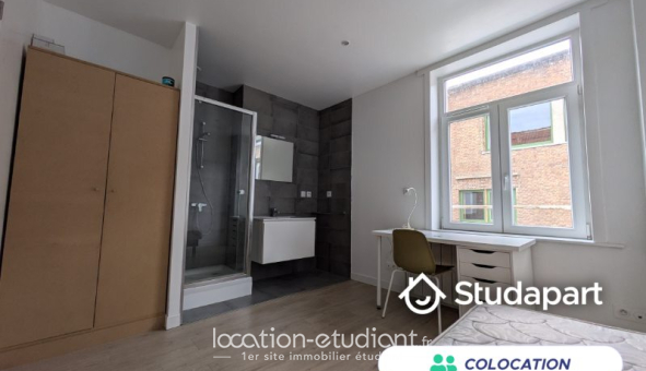 Colocation étudiante Studio &agrave; Loos (59120)