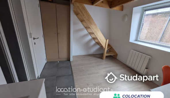 Colocation étudiante Studio &agrave; Loos (59120)