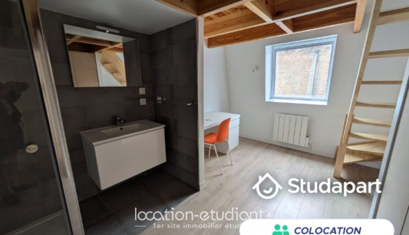 Colocation étudiante Studio &agrave; Loos (59120)