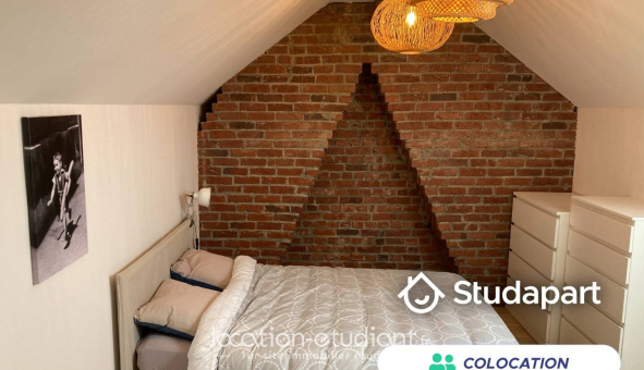 Colocation étudiante Studio &agrave; Loos (59120)