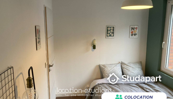 Colocation étudiante Studio &agrave; Loos (59120)