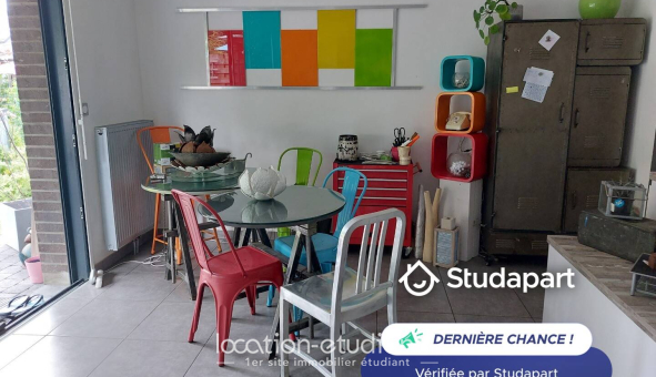 Colocation étudiante T4 &agrave; Loos (59120)