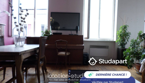 Colocation étudiante Studio &agrave; Lyon 1er arrondissement (69001)