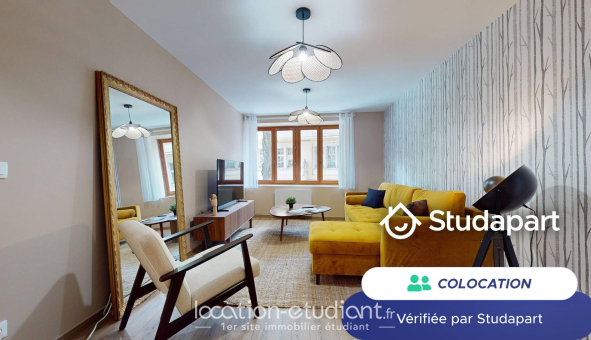 Colocation étudiante Studio &agrave; Lyon 1er arrondissement (69001)