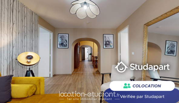 Colocation étudiante Studio &agrave; Lyon 1er arrondissement (69001)