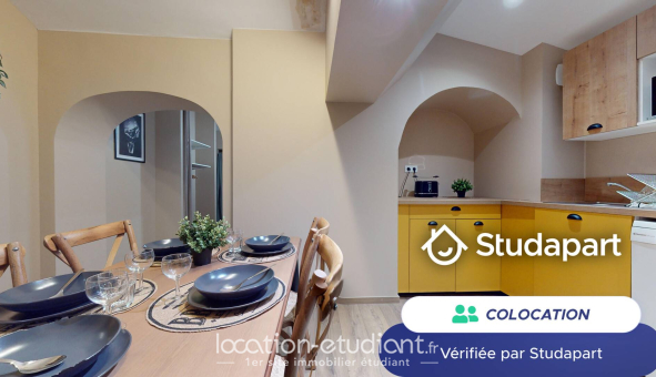 Colocation étudiante Studio &agrave; Lyon 1er arrondissement (69001)