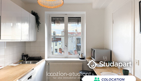 Colocation étudiante Studio &agrave; Lyon 2ème arrondissement (69002)
