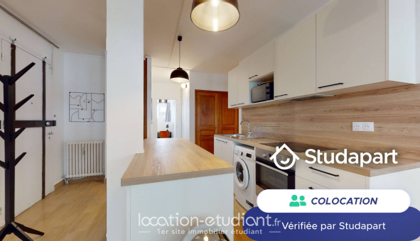 Colocation étudiante Studio &agrave; Lyon 3ème arrondissement (69003)