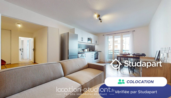 Colocation étudiante Studio &agrave; Lyon 3ème arrondissement (69003)