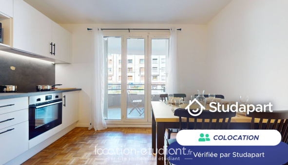 Colocation étudiante Studio &agrave; Lyon 3ème arrondissement (69003)