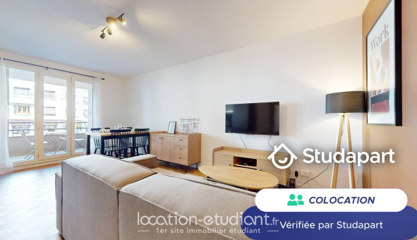 Colocation étudiante Studio &agrave; Lyon 3ème arrondissement (69003)
