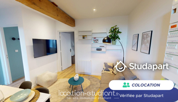 Colocation étudiante Studio &agrave; Lyon 3ème arrondissement (69003)