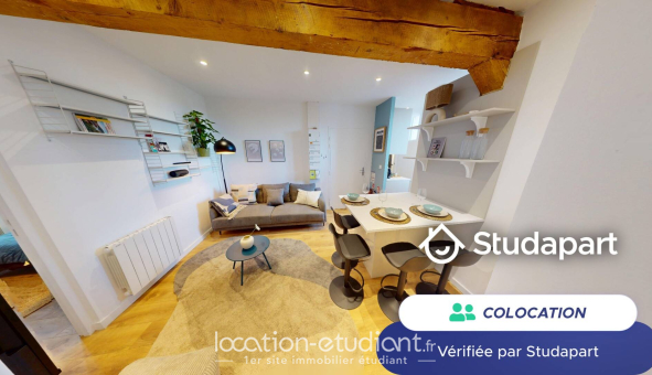 Colocation étudiante Studio &agrave; Lyon 3ème arrondissement (69003)