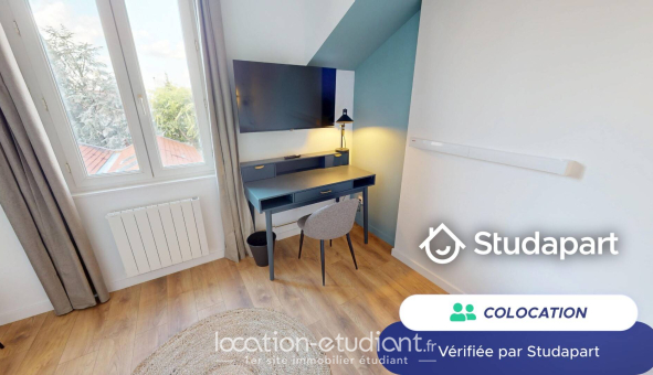 Colocation étudiante Studio &agrave; Lyon 3ème arrondissement (69003)