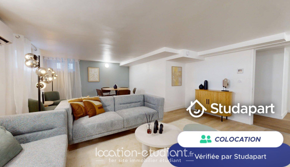 Colocation étudiante Studio &agrave; Lyon 3ème arrondissement (69003)