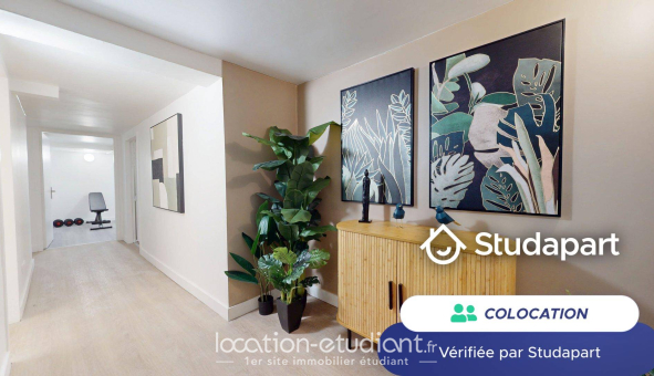 Colocation étudiante Studio &agrave; Lyon 3ème arrondissement (69003)