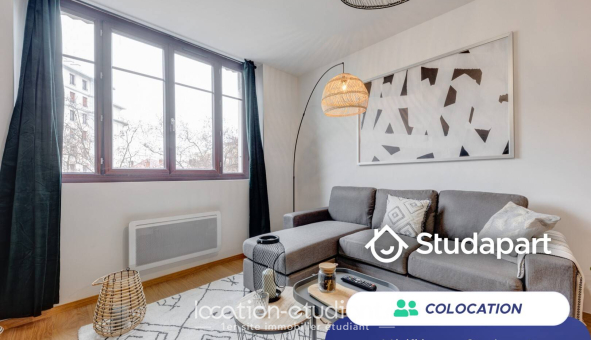 Colocation étudiante T4 &agrave; Lyon 3ème arrondissement (69003)