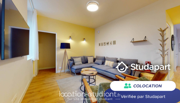 Colocation étudiante Studio &agrave; Lyon 3ème arrondissement (69003)