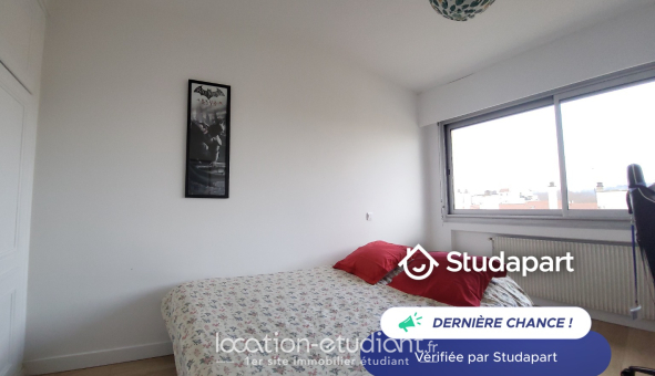 Colocation étudiante Studio &agrave; Lyon 6ème arrondissement (69006)