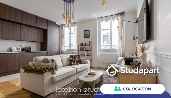 Colocation étudiante Studio &agrave; Lyon 6ème arrondissement (69006)