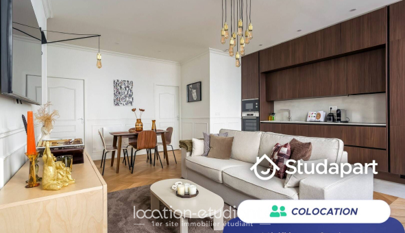 Colocation étudiante Studio &agrave; Lyon 6ème arrondissement (69006)