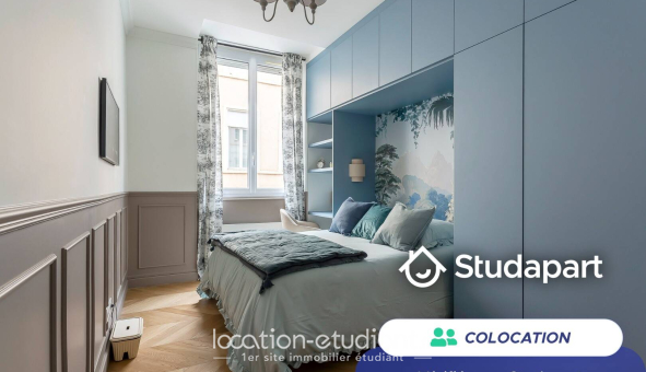 Colocation étudiante Studio &agrave; Lyon 6ème arrondissement (69006)