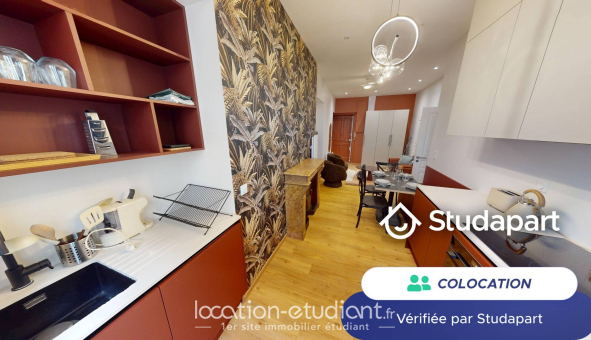 Colocation étudiante Studio &agrave; Lyon 6ème arrondissement (69006)