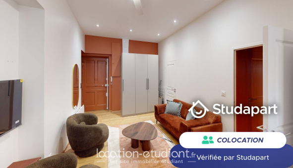 Colocation étudiante Studio &agrave; Lyon 6ème arrondissement (69006)