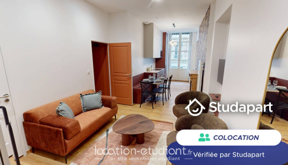 Colocation étudiante Studio &agrave; Lyon 6ème arrondissement (69006)