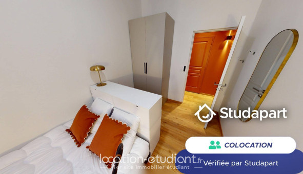 Colocation étudiante Studio &agrave; Lyon 6ème arrondissement (69006)