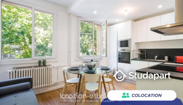 Colocation étudiante T4 &agrave; Lyon 6ème arrondissement (69006)