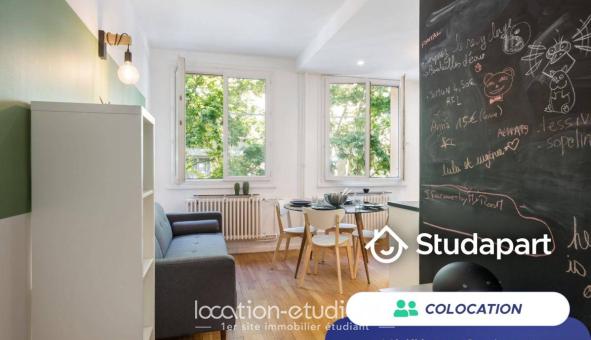 Colocation étudiante T4 &agrave; Lyon 6ème arrondissement (69006)