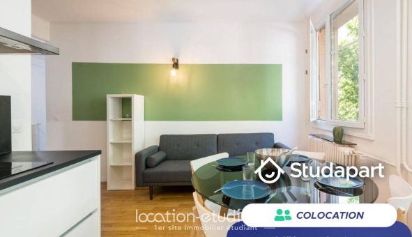 Colocation étudiante T4 &agrave; Lyon 6ème arrondissement (69006)