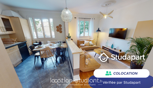 Colocation étudiante Studio &agrave; Lyon 7ème arrondissement (69007)