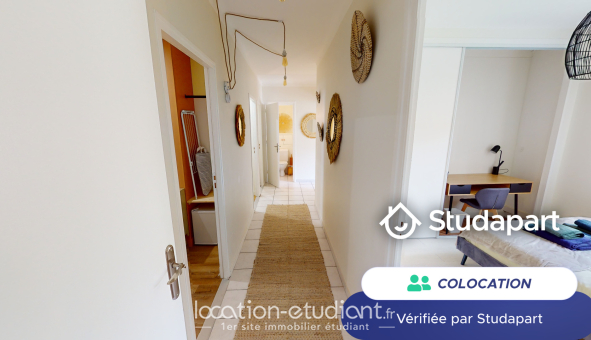 Colocation étudiante Studio &agrave; Lyon 7ème arrondissement (69007)