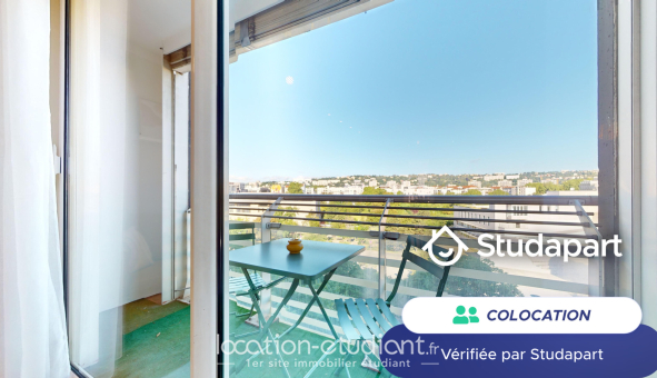 Colocation étudiante Studio &agrave; Lyon 7ème arrondissement (69007)