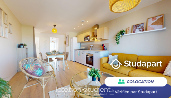 Colocation étudiante Studio &agrave; Lyon 7ème arrondissement (69007)