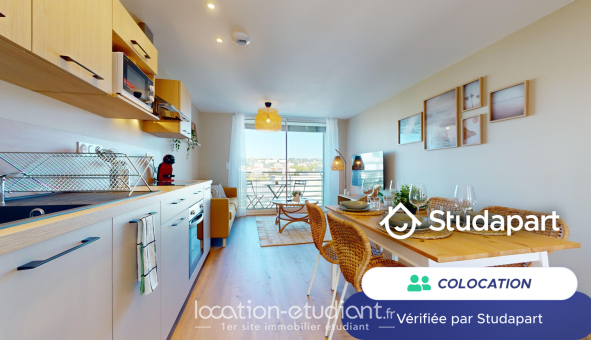 Colocation étudiante Studio &agrave; Lyon 7ème arrondissement (69007)