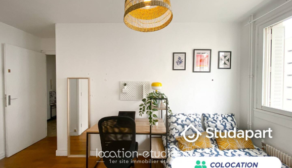 Colocation étudiante Studio &agrave; Lyon 7ème arrondissement (69007)